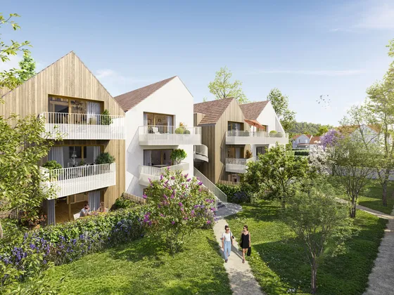 Perspective 3D — Vue d’ensemble — Espaces Nature, Magny-le-Hongre